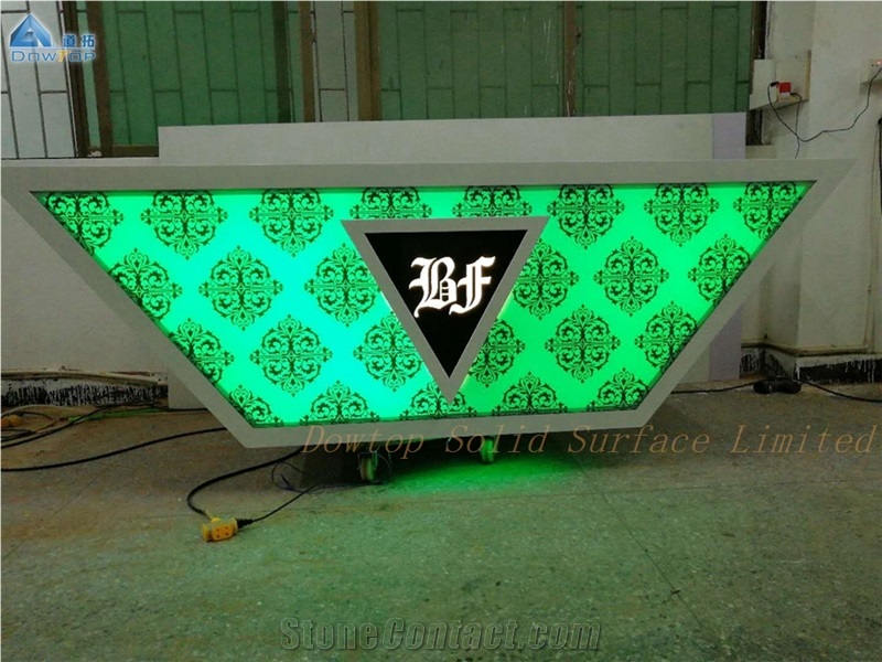 Glowing Led Bar Table Dj Table Bar Countertop