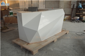 High Glossy White Reception Counter Desk High Glossy White Reception Counter Desk