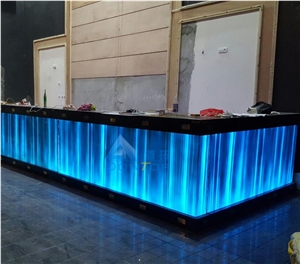 Illuminated Restaurant Club Wine Bar Countertops