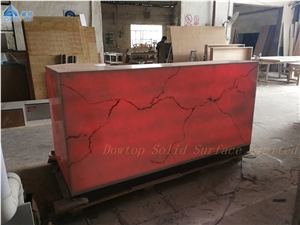 Luxury Led Nightclub Bar Counter Table