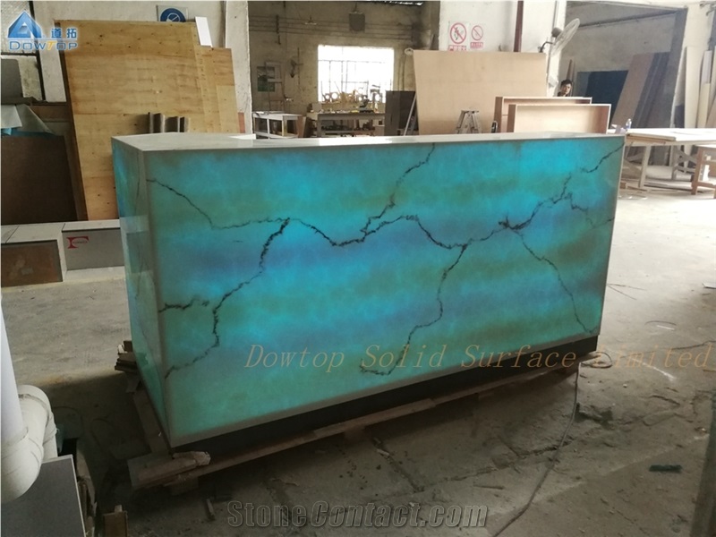 Luxury Led Nightclub Bar Counter Table