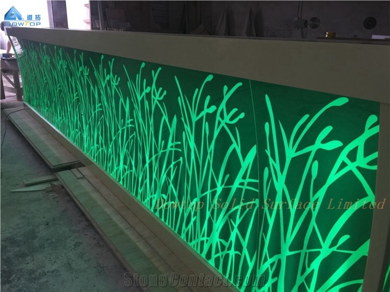 Night Club Bar Counter Artificial Stone Countertop