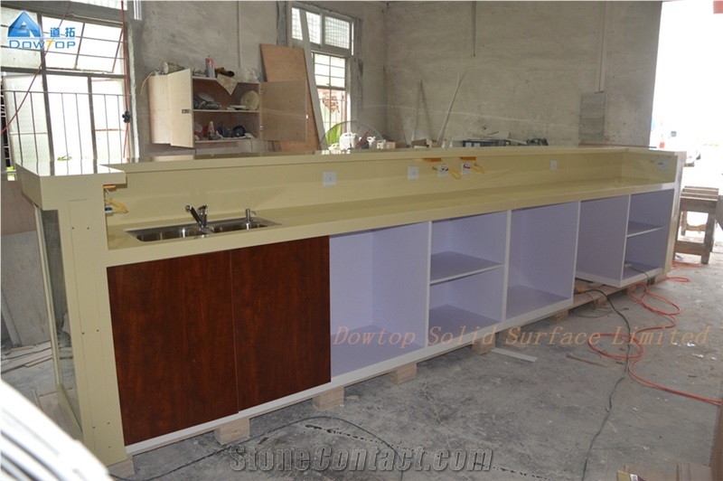 Night Club Bar Counter Artificial Stone Countertop