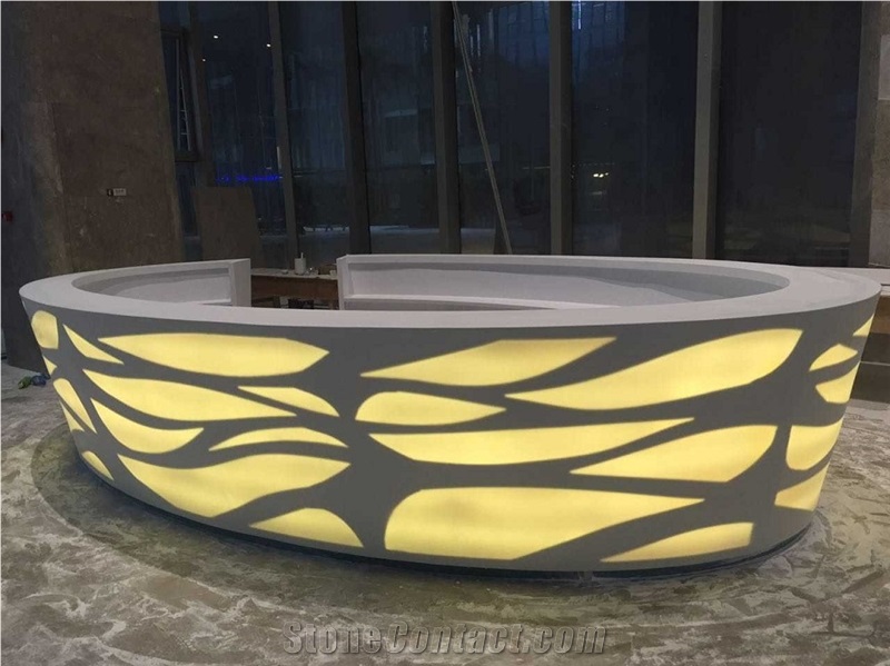 Pure Acrylic Special Shaped Night Bar Counter