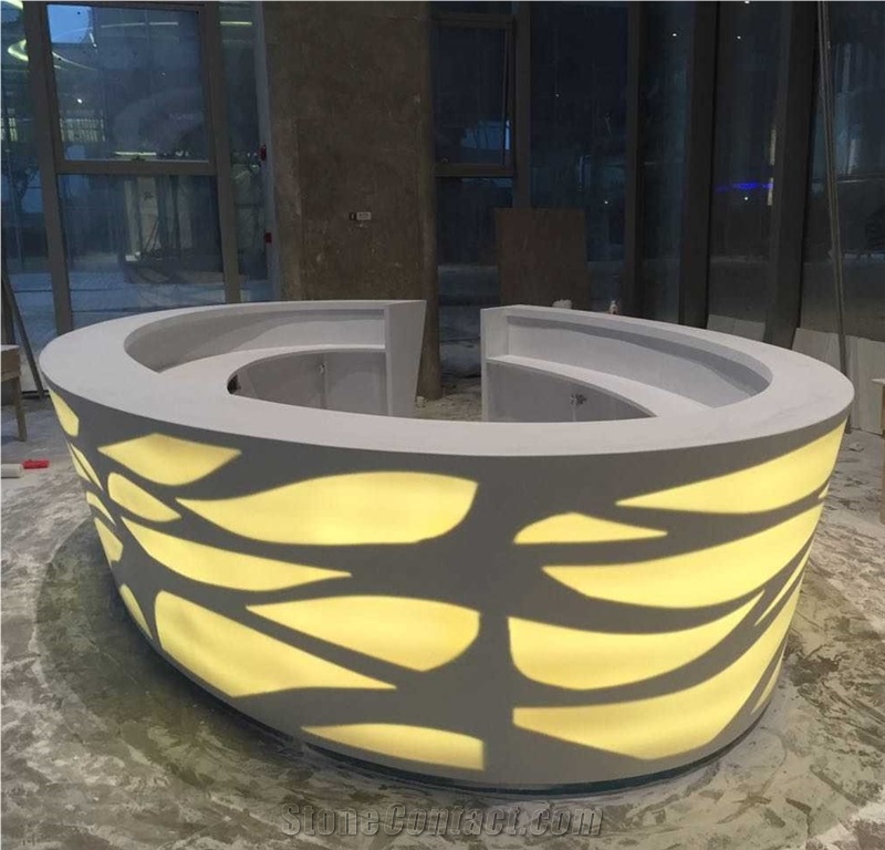 Pure Acrylic Special Shaped Night Bar Counter