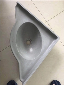 Pure White Solid Surface Special Shaped Sink