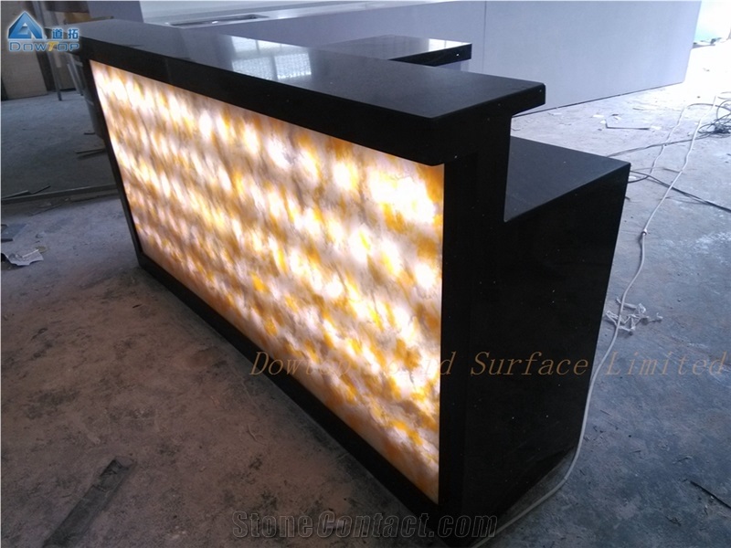 Solid Surface Cafe Coffee Restaurant Bar Counter