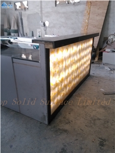 Solid Surface Cafe Coffee Restaurant Bar Counter