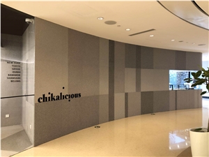 Beige Color Terrazzo Flooring And Wall Tiles Slabs