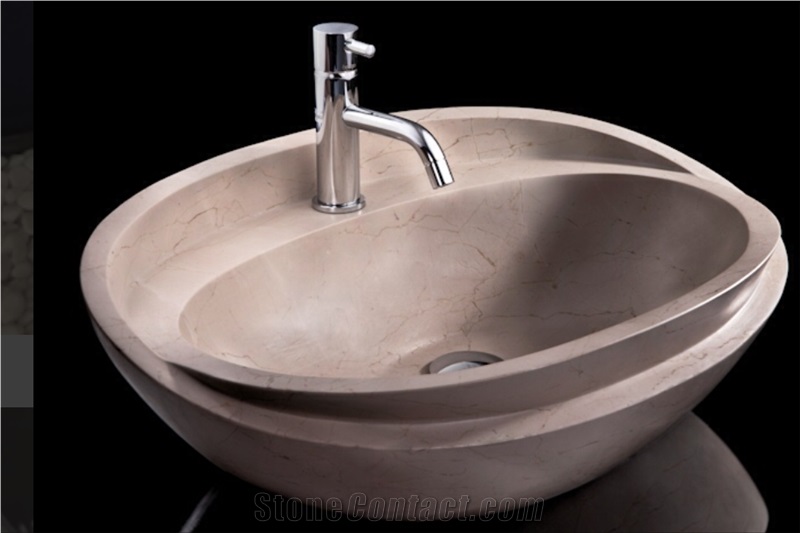 Customized Square Round Marble Art Wash Basin