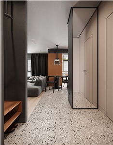 Grey Color Terrazzo Flooring And Wall Tiles