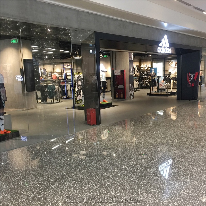 Grey Color Terrazzo Flooring And Wall Tiles
