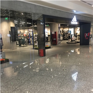 Grey Color Terrazzo Flooring And Wall Tiles