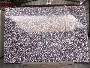 Larger Grain Black Cement Terrazzo Flooring Tiles
