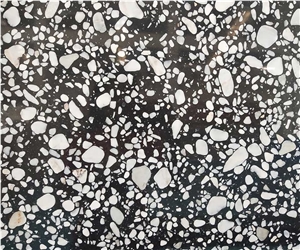 Non Slip Cement Terrazzo Tiles for Bathroom