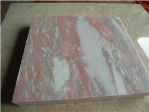 Pink Marble Big Flower Cheap Rosa Norvegia Slabs