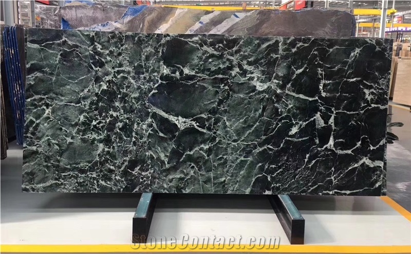 Verde Alpi Marble First Choice Polished Slabs