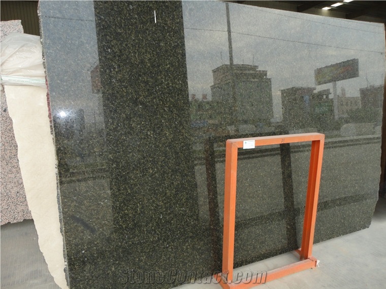 Brazil Verde Ubatuba Green Granite Slabs Tiles