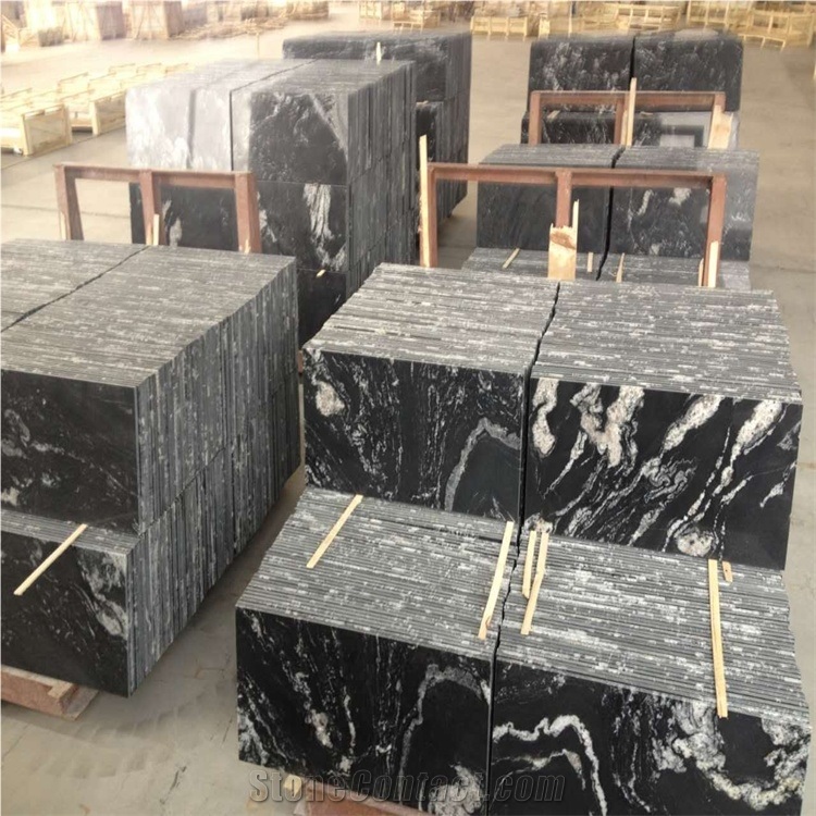 China Nero Fantasy Granite Tiles
