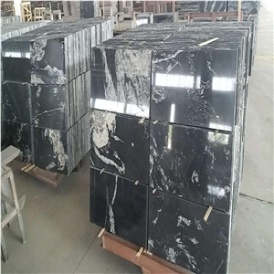 China Nero Fantasy Granite Tiles