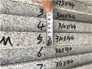 China Padang Crystal White Granite G603 Honed Slab