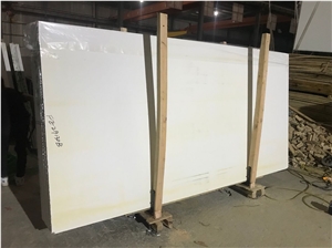 China Pure White Polished Artificial Marble Stone