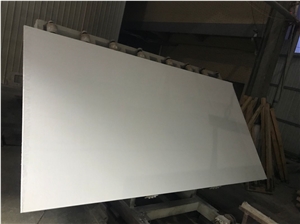 China Pure White Polished Artificial Marble Stone