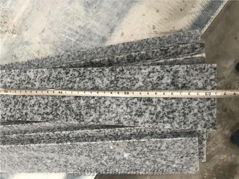 China Sesame White G603 Honed Skirtings Treads