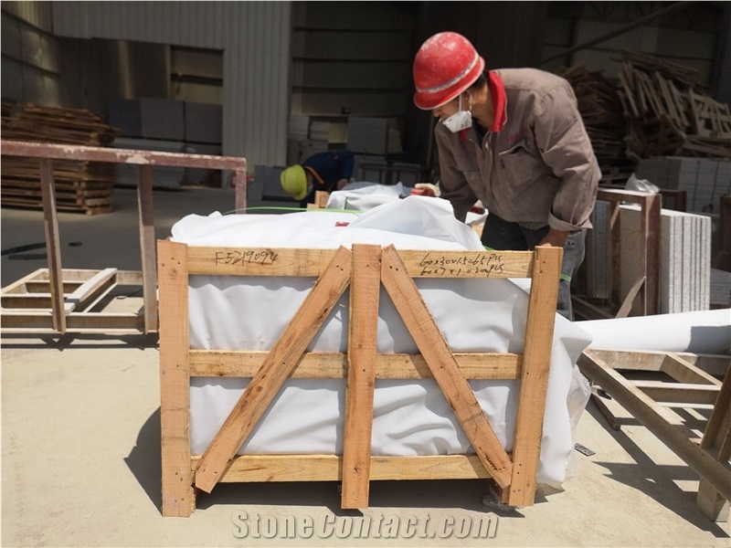China Sesame White Granite G603 Steps Stairs Riser
