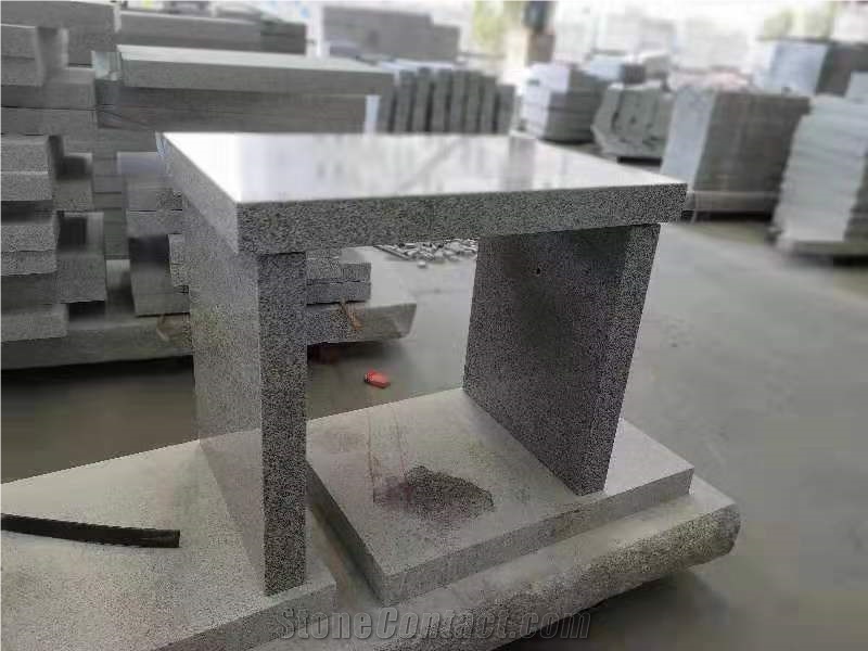 China Sesame White Granite G603 Tables Benches