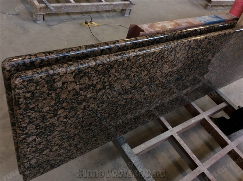Granite Baltic Brown Prefab Kitchen Countertops