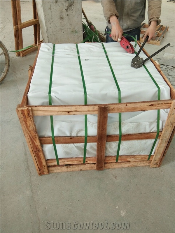 Sesame White Granite G603 Flamed Split Block Steps