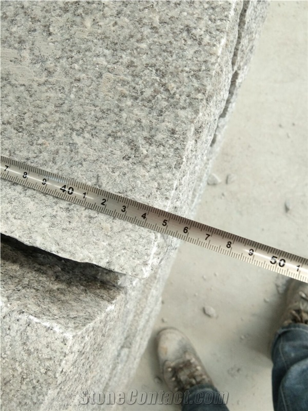 Sesame White Granite G603 Flamed Split Block Steps