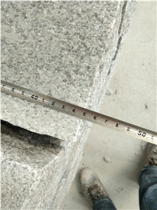Sesame White Granite G603 Flamed Split Block Steps