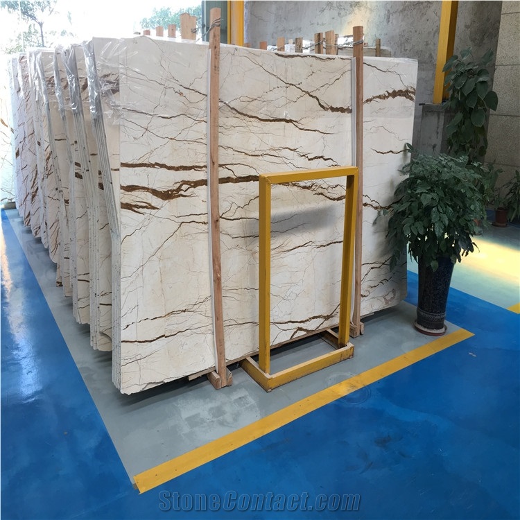 Sofitel Beige Marble Slab, Crema Evita Marble