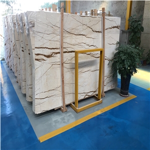Sofitel Beige Marble Slab, Crema Evita Marble