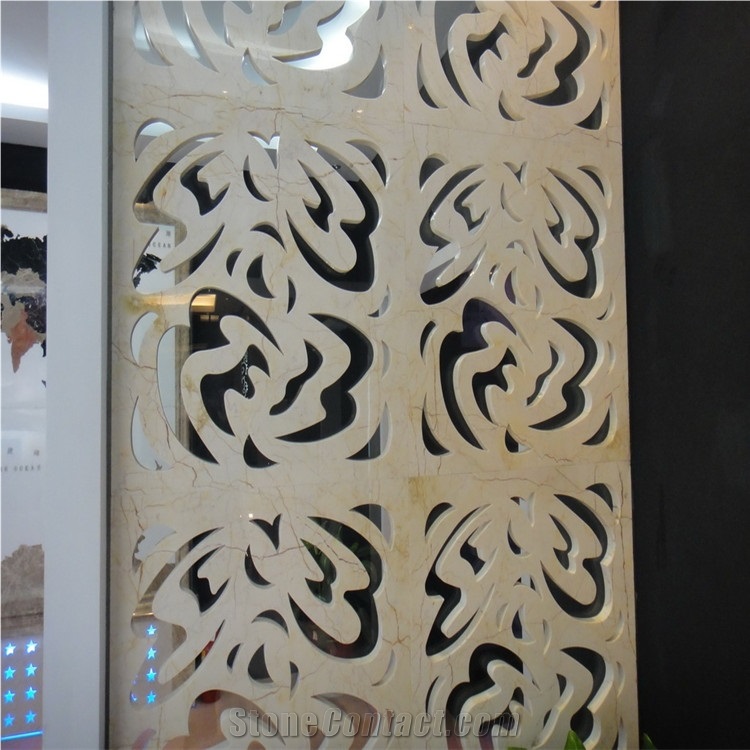 Sofitel Beige Marble Slab, Crema Evita Marble