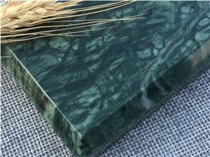 India Green Flower Marble Tray Dishes