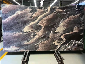 Purple Wave Marble Stone Slab