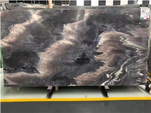 Purple Wave Marble Stone Slab