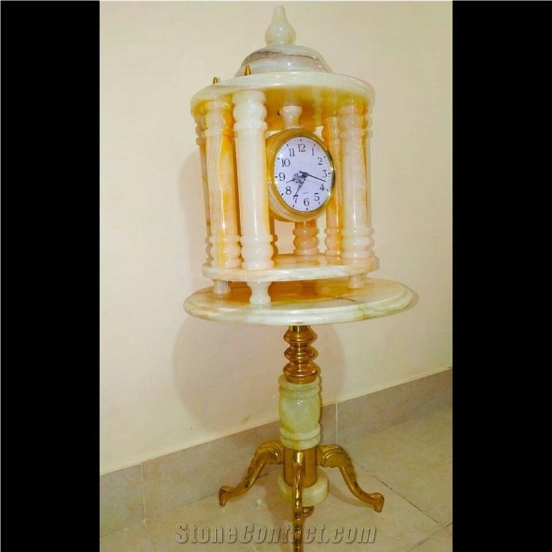 Onyx Stone Clocks