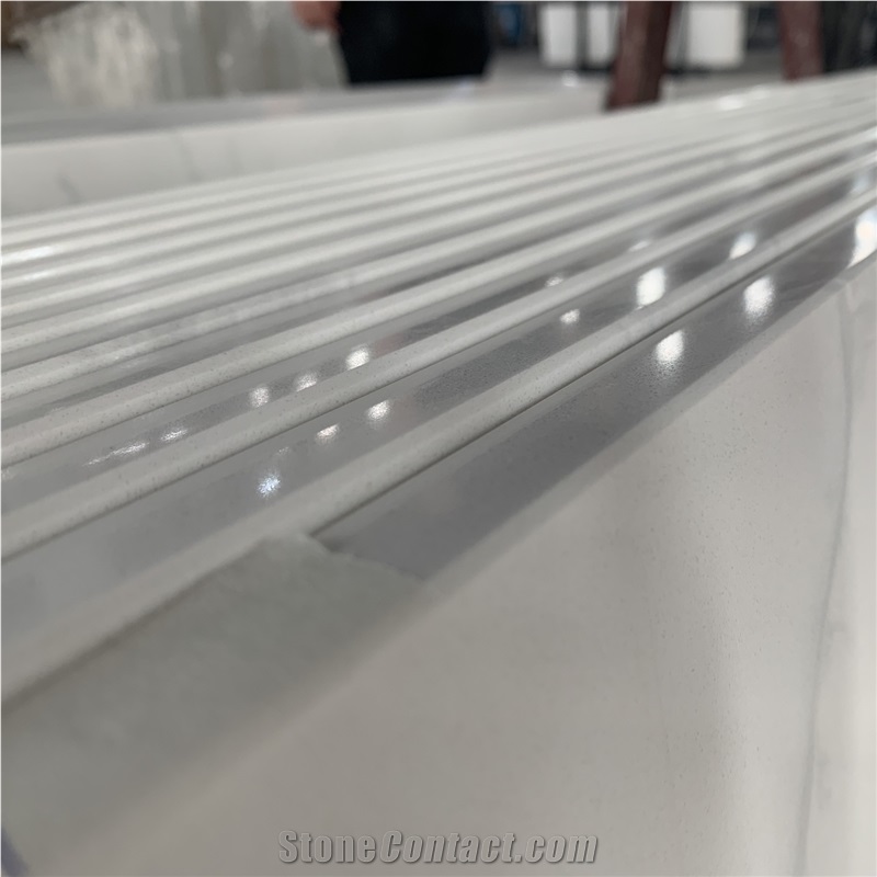 Calacatta White Quartz Vanity Tops