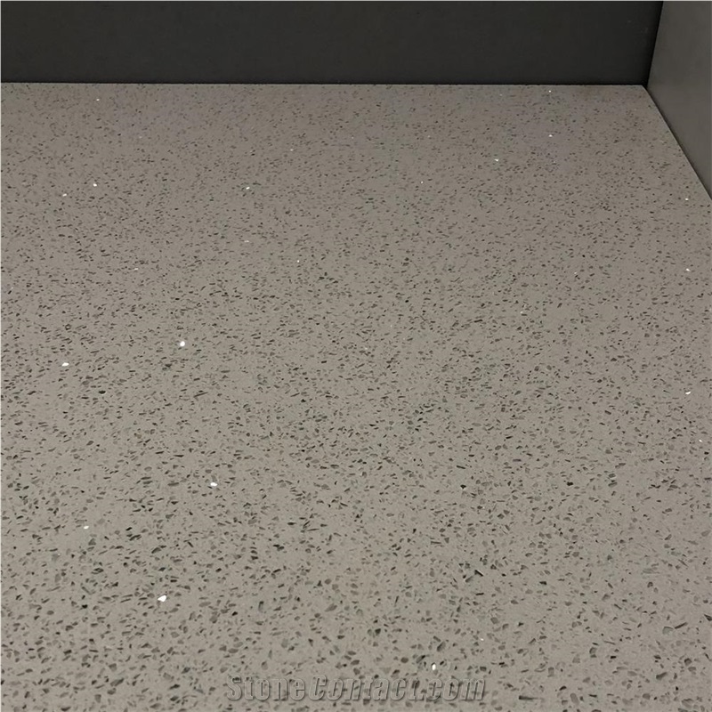 Sparking Grey Quartz Countertops from Engga Quartz