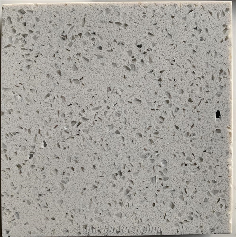 Sparking Grey Quartz Countertops from Engga Quartz