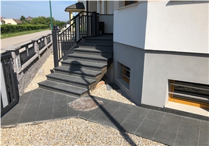 Black Granite Stairs