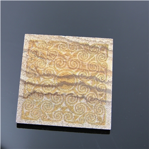 Absorbent Natural Stone Sandstone Drink Coaster