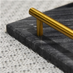 Creative Modern Room Marble Tray with Handle