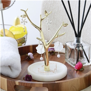 Marble Jewelry Display Tree Stand