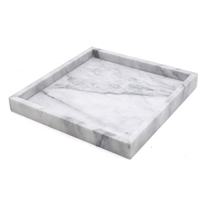 Natural Marble Stonesquare Tray Storage Organizer