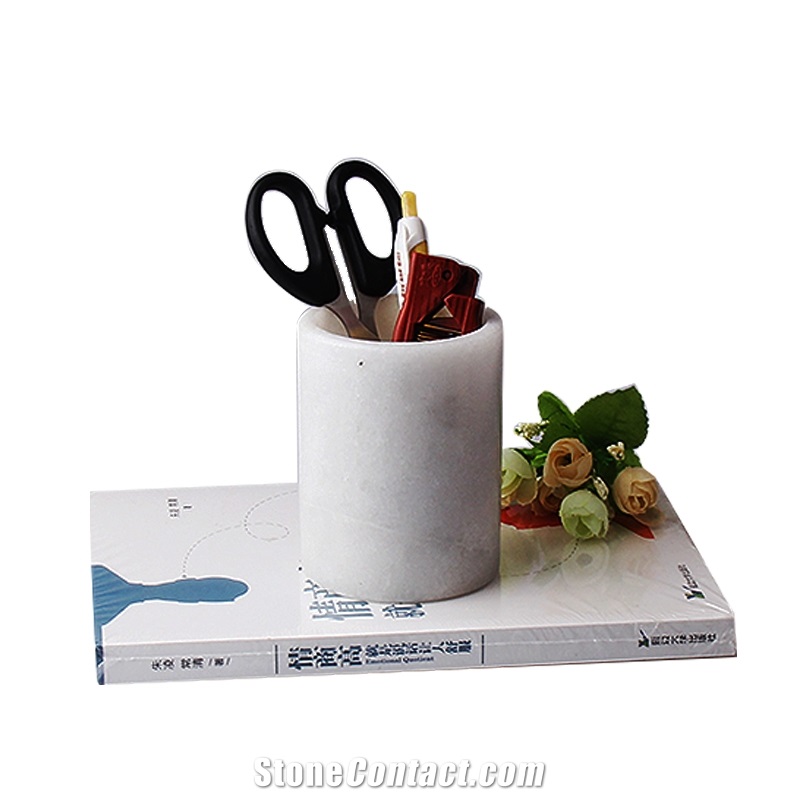 Natural White Marble Canisters